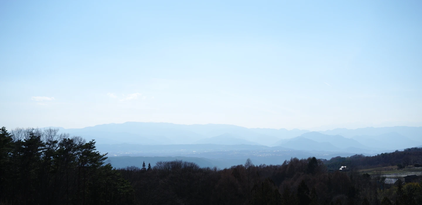 高原の自然風景